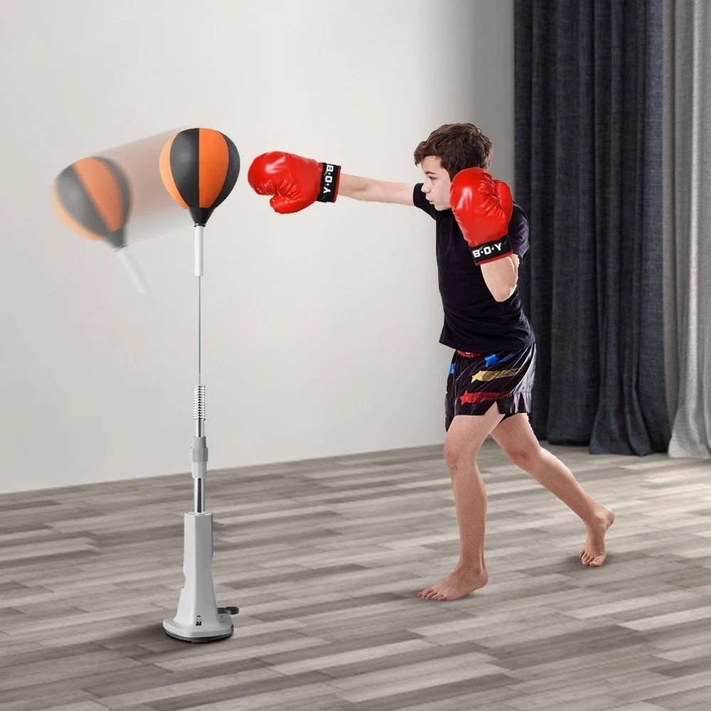 Height Adjustable Free Standing Punching, Boxing Bag
