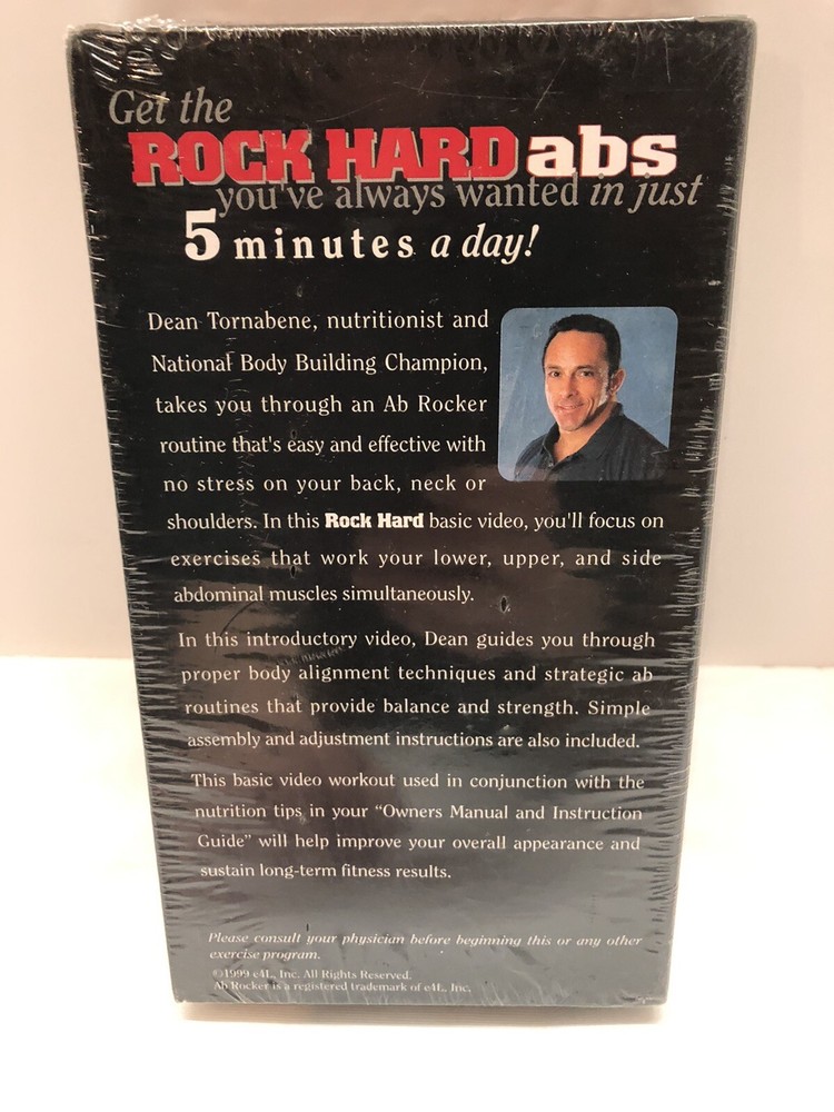 Rock Hard Abs VHS, NIP