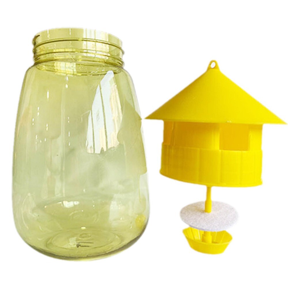 Fruit Fly Trap Killer Reusable Plastic Drosophila Trap Fruit Fly Trap Catcher