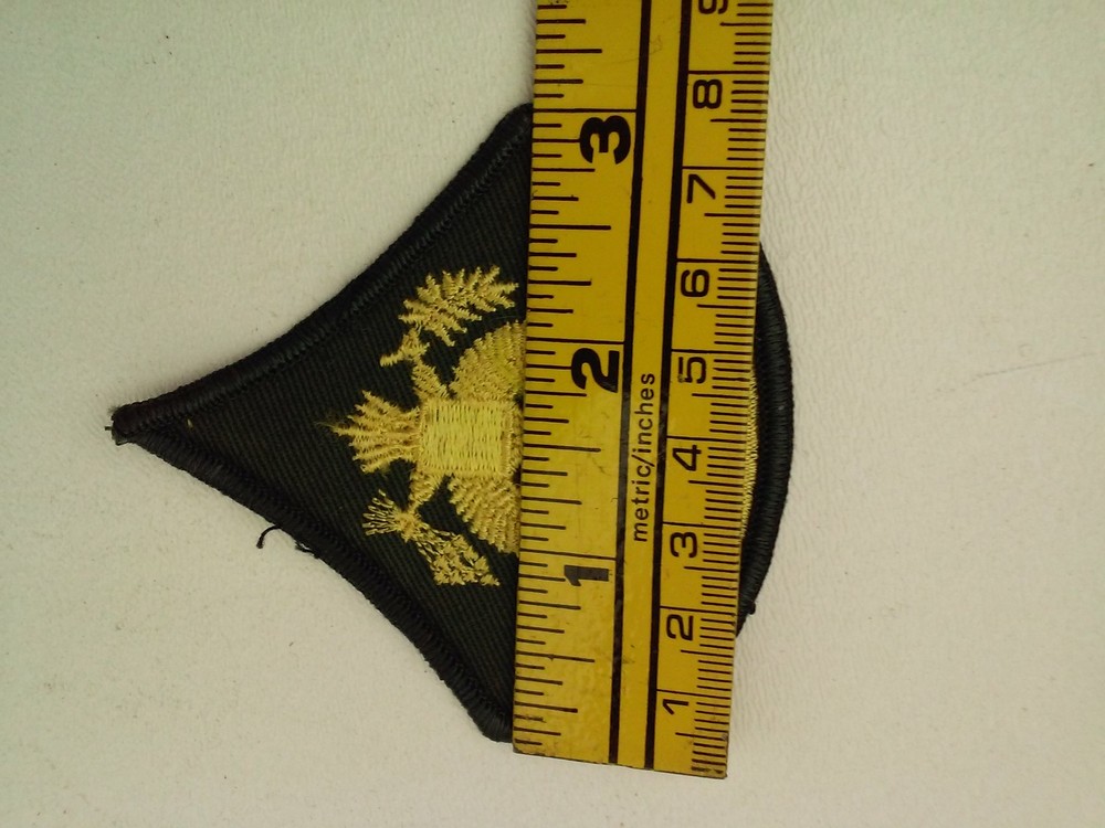 Two Pieces Eagle Crest Patch 3x3-1/8 Inches