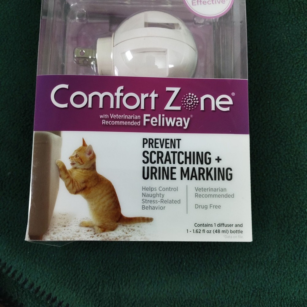 Comfort Zone Feliway Cat Pheromone Diffuser Plug-In Replacement Unit No Refill