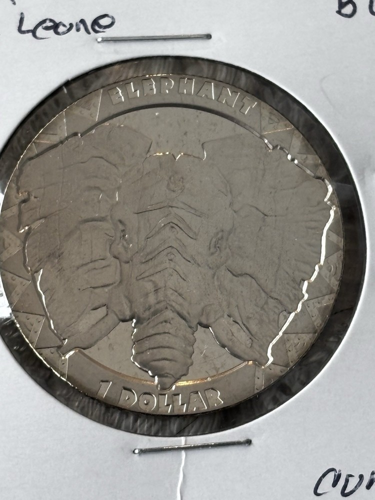 2019 Sierra Leone Elephant Cupronickel Coin