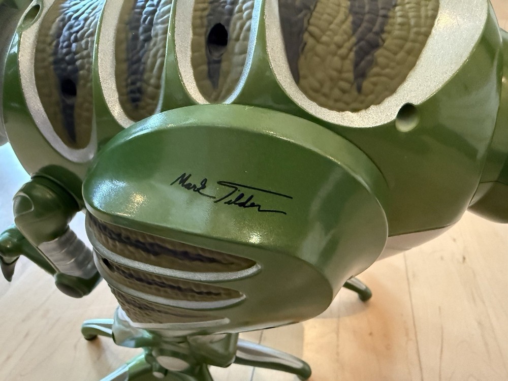 LARGE 32" GREEN ROBORAPTOR Dinosaur w/ REMOTE - VIDEO
