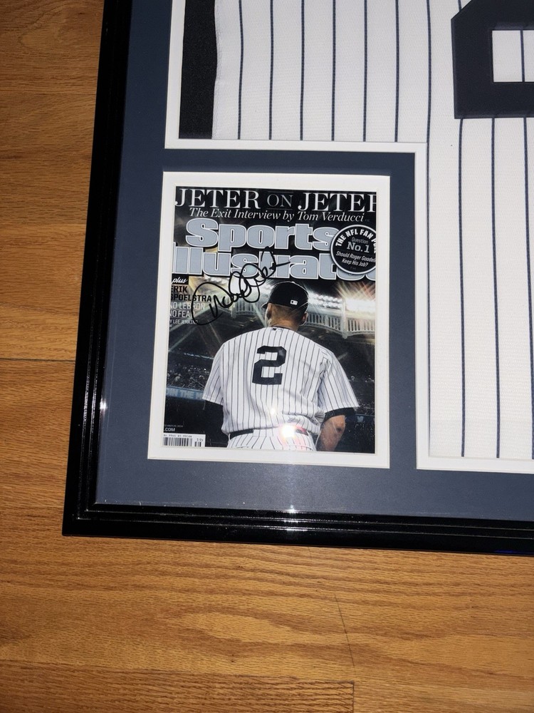 Derek Jeter Custom Framed Jersey