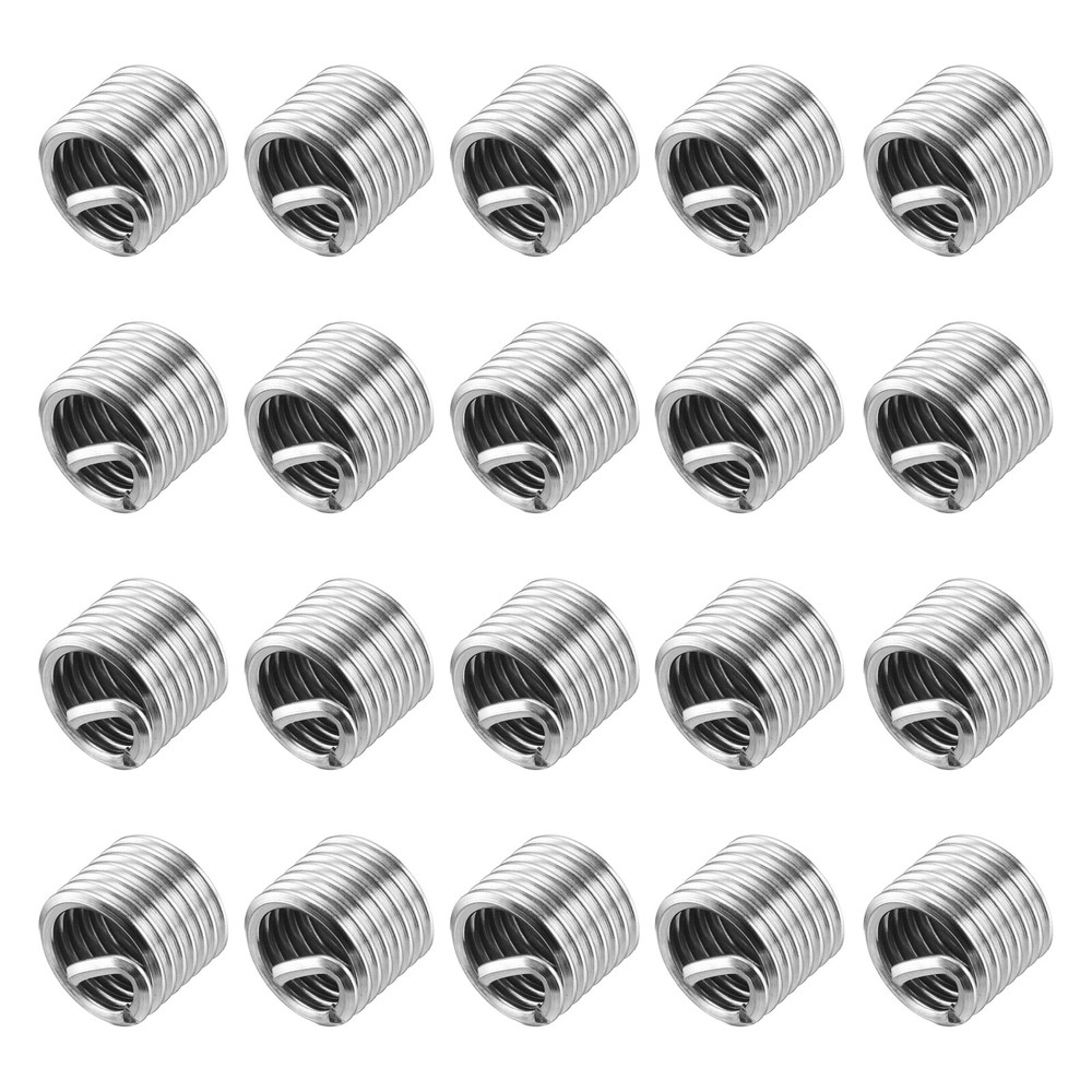 20pcs Wire Thread Inserts 3/8-16 UNC 1.5D Helical Threaded Sleeve Thread Repair