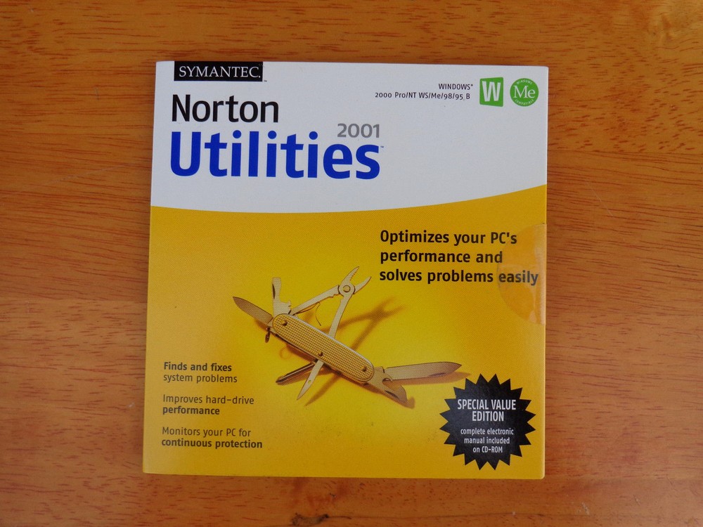 Norton Utilities 2001 5.0 -New Sealed