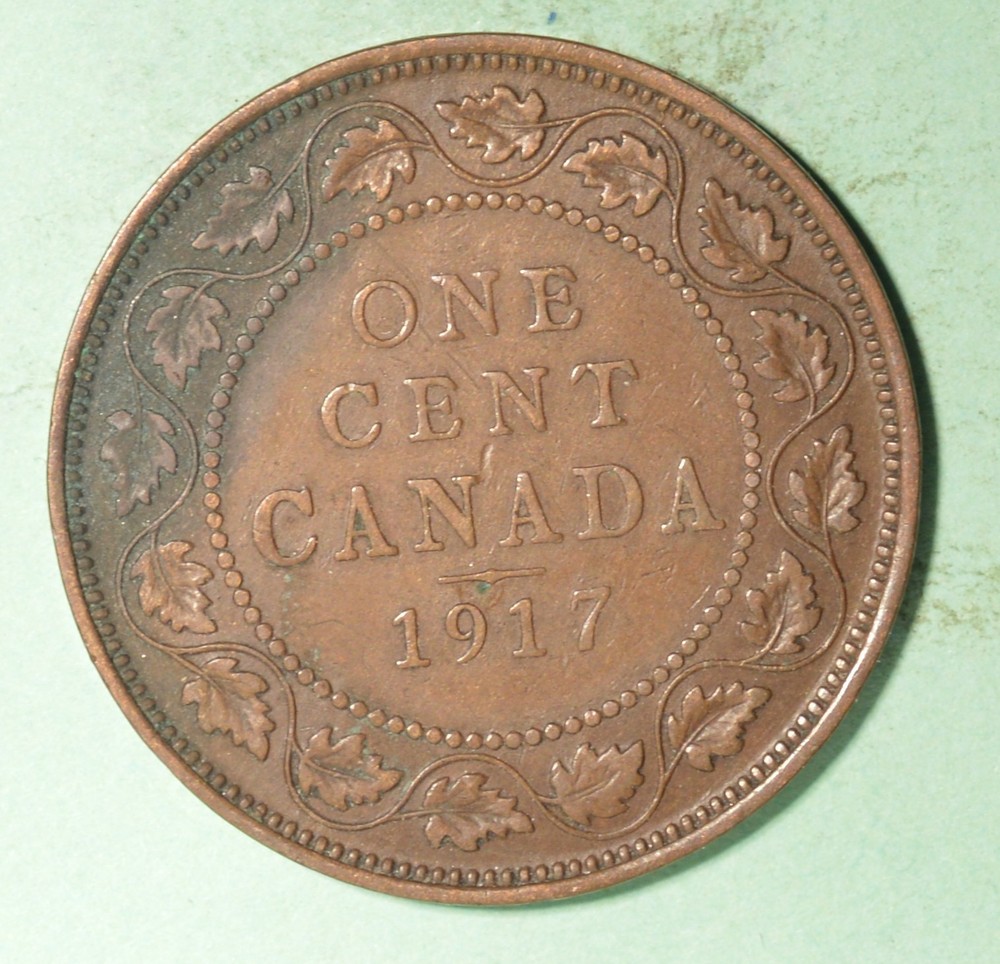 1917 - Canada Large Cent  - INV# X-229