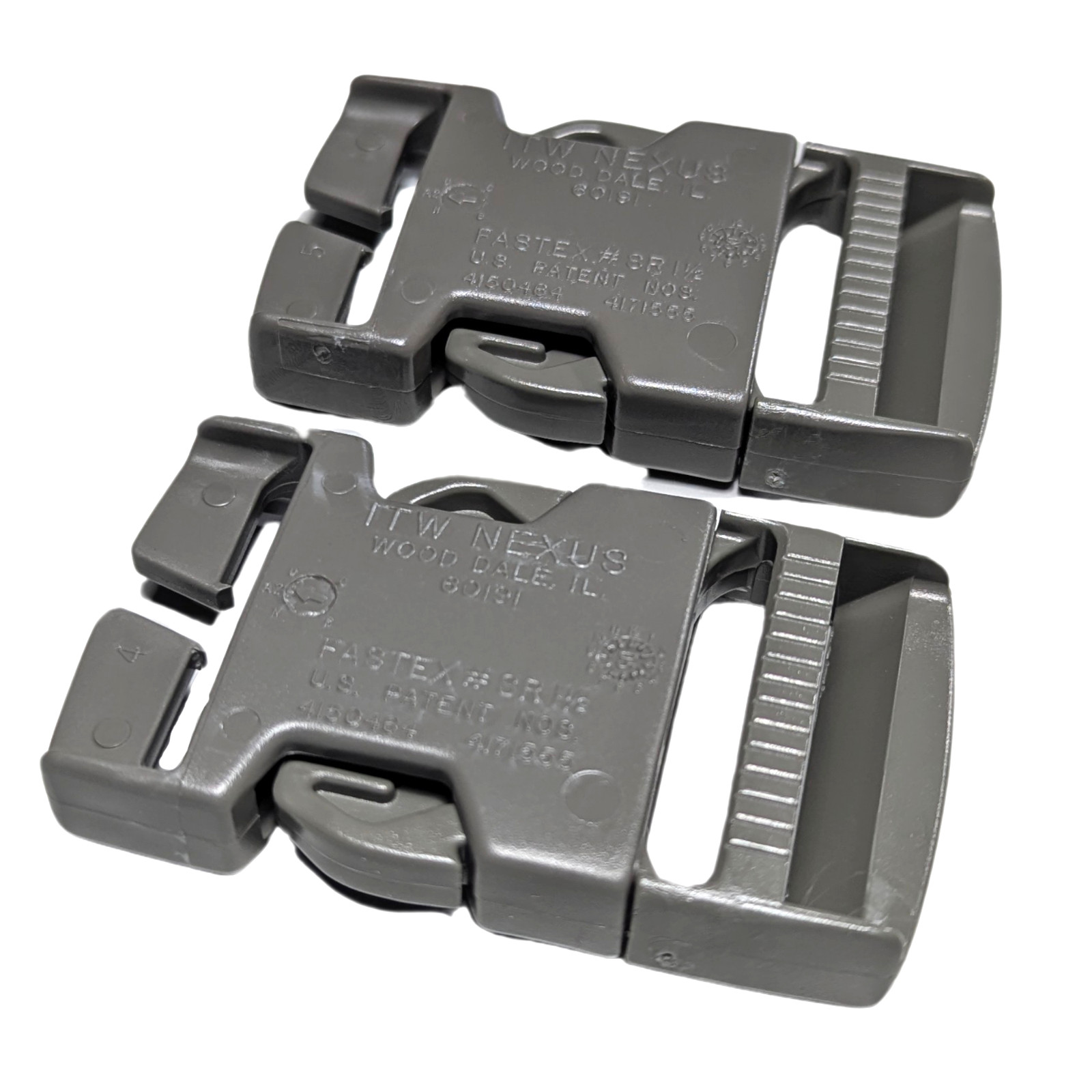 1.5" Military Replacement Backpack Quick Connect Repair Snap Buckle Clips 2-Pack