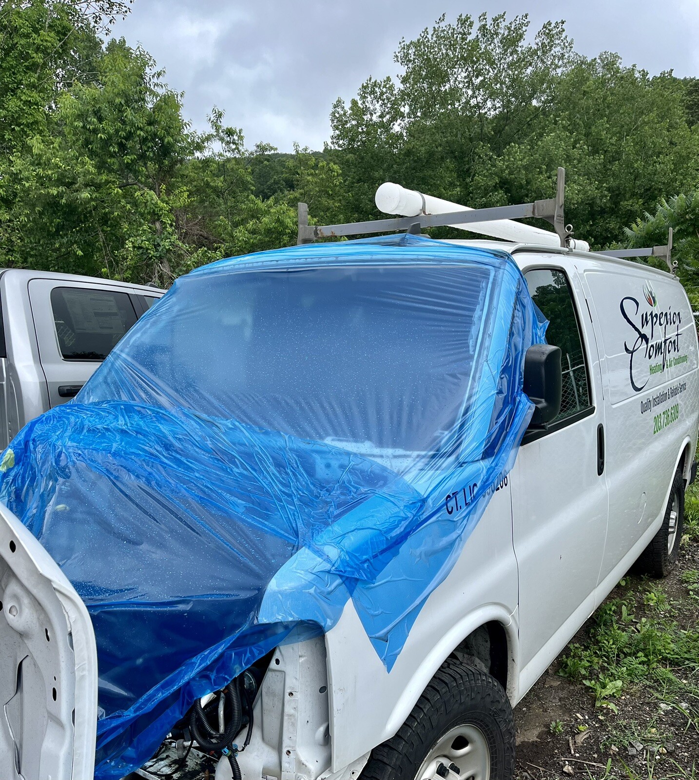 Crash Wrap-Collision Wrap Film 36" x 200'(600sq.ft.)No-Residue-UV-Our Pictures