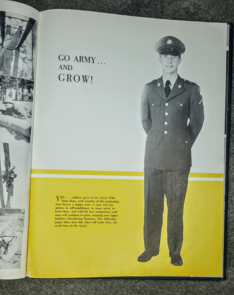 Basic Training Book Army Company B, First Battalion First Training Regiment 1959