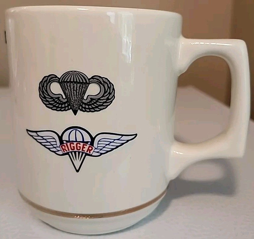 Airborne McClellan Warrior Support Rigger Coffee Mug