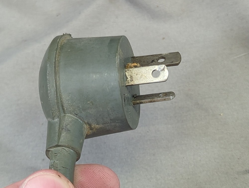 Vintage Original Simplex Clock A/C Outlet and Plug 120v