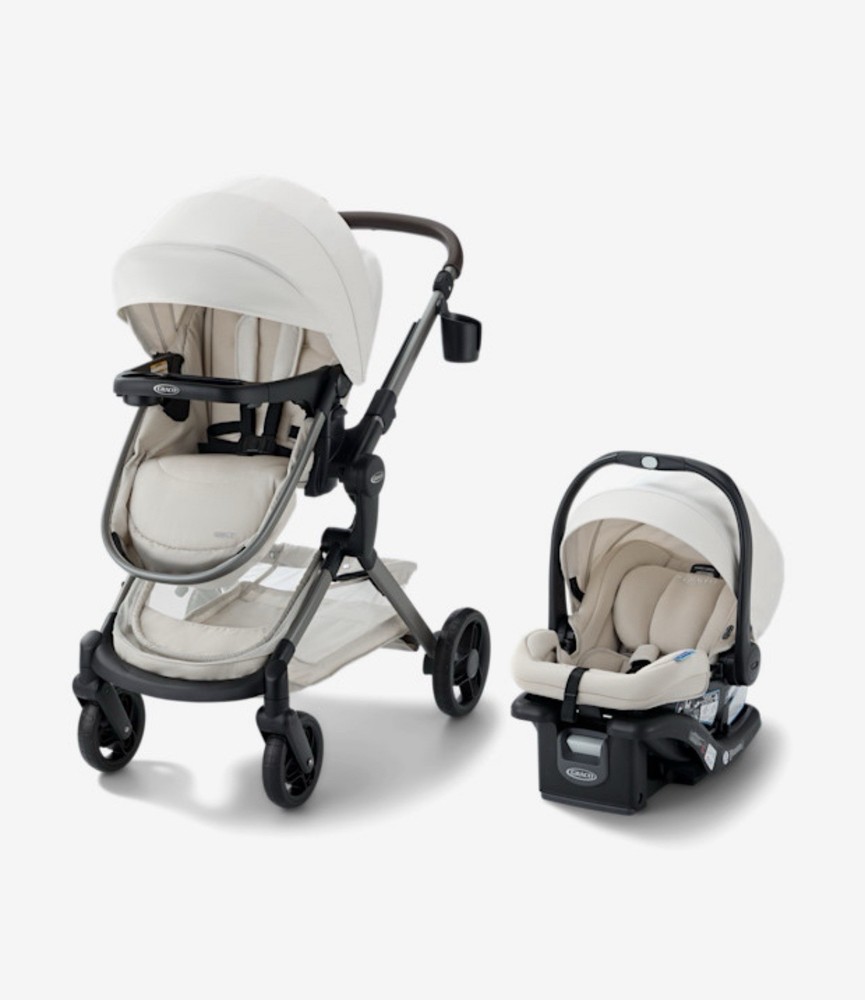 Graco Modest Travel System Soft Almond