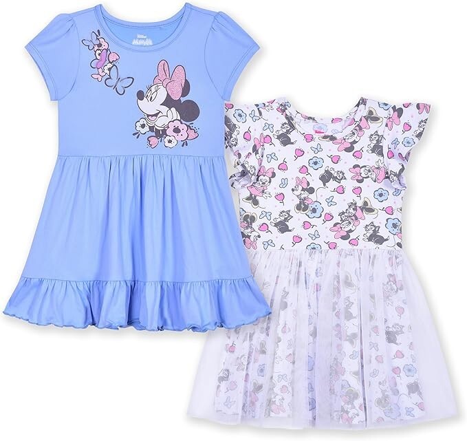 Disney Minnie Mouse Girls  2-pack  Dresses  Size 4, 5, 6, 6x
