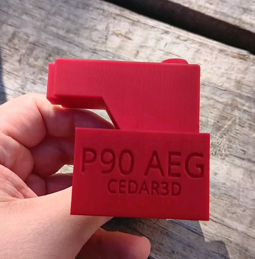 Airsoft P90 AEG Odin Speedloader Adapter (Red)