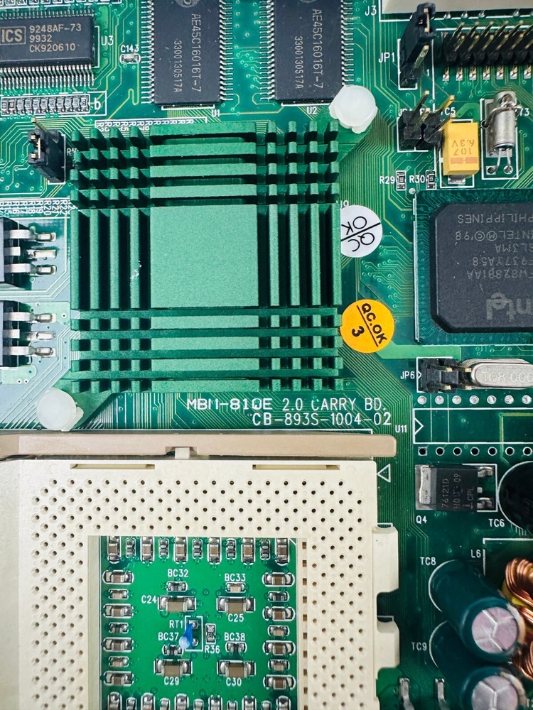 Formosa MBM-810E CB-893S-1004-02 CPU Board