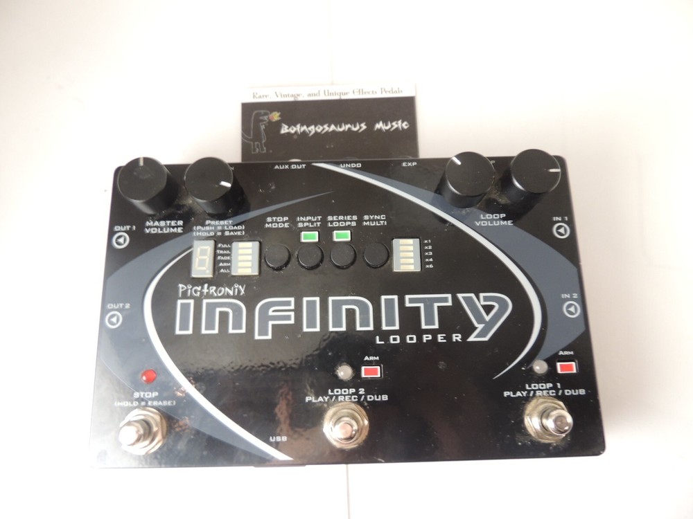 Pigtronix Infinity Looper Effects Pedal w/Remote Switch Version 1 V1 Original