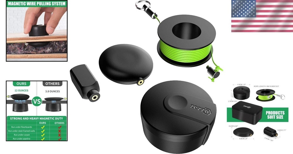 Magnetic Wire Puller: Ultimate Fish Tape Cable Routing Tool for Professionals