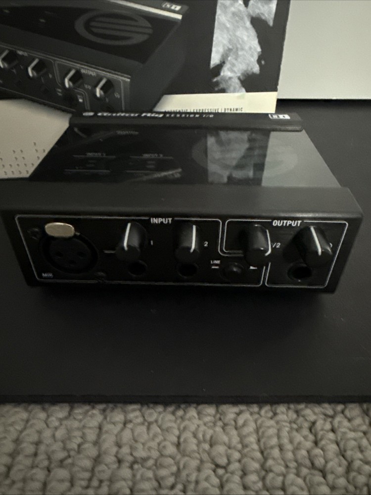 Guitar Rig Session Audio Interface for Guitarists Used with Original Box