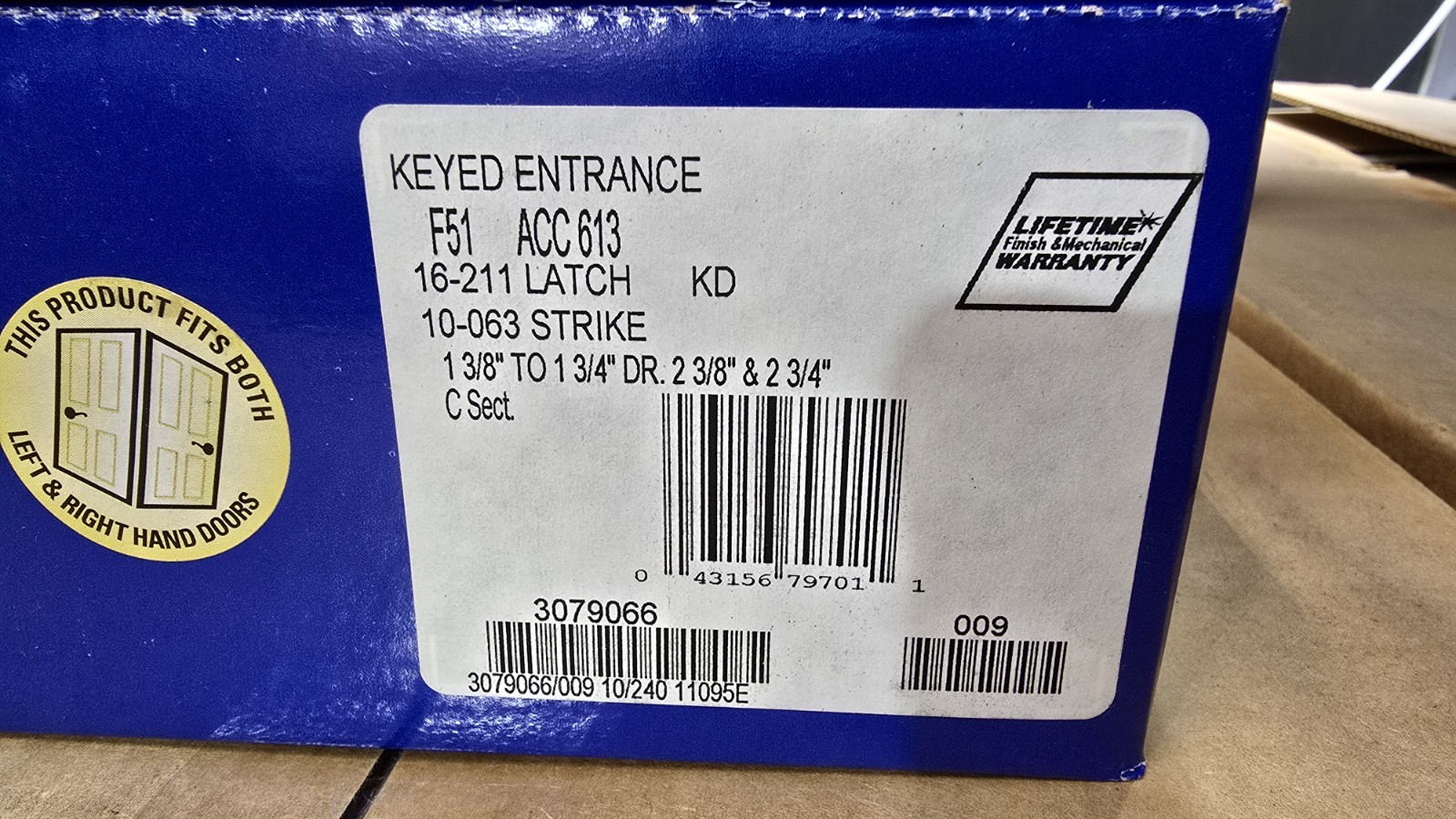 (4 Pack) Schlage F51 ACC613 Entry Lockset - KEYED Alike - Oil Rubbed Bronze