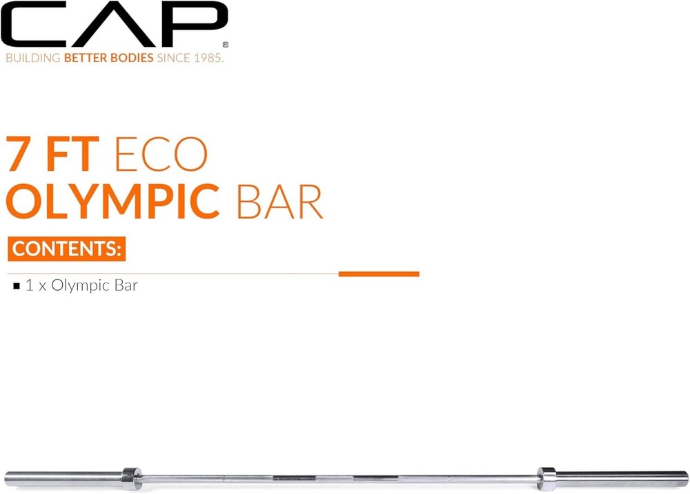 2-Inch Olympic 7 ft Barbell Bars | Multiple Options