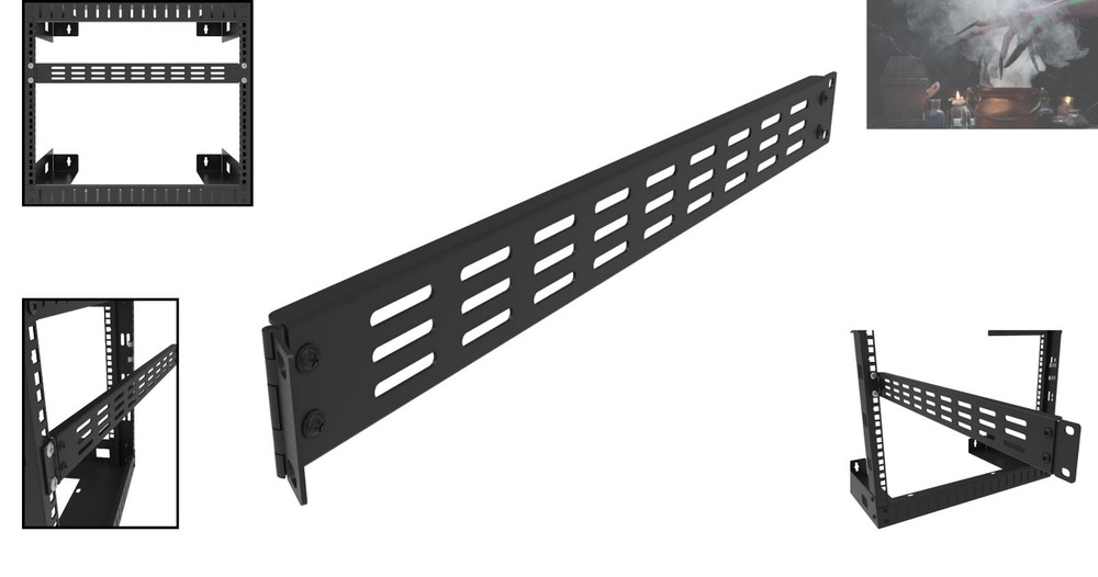 Efficient 1U Slot Vented Panel for 19" Network Cabinet - Easy Access & Assembly