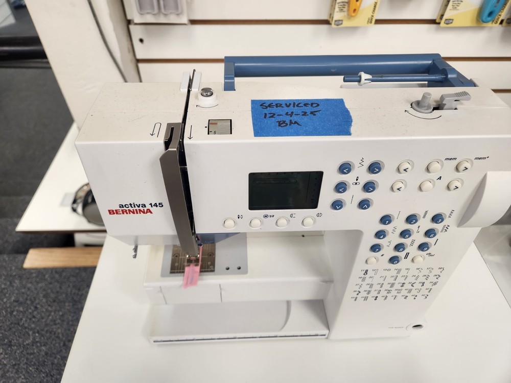 Bernina Activa 145 Computerized Sewing Machine, Fully Serviced, + Accessories