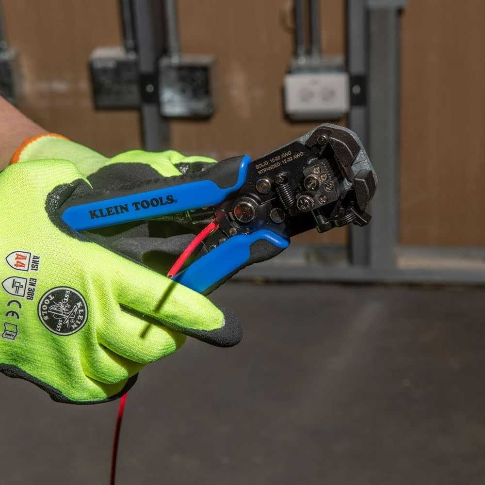 Professional Self-Adjusting Wire Cutter for 10-20 AWG Solid and Stranded Wire