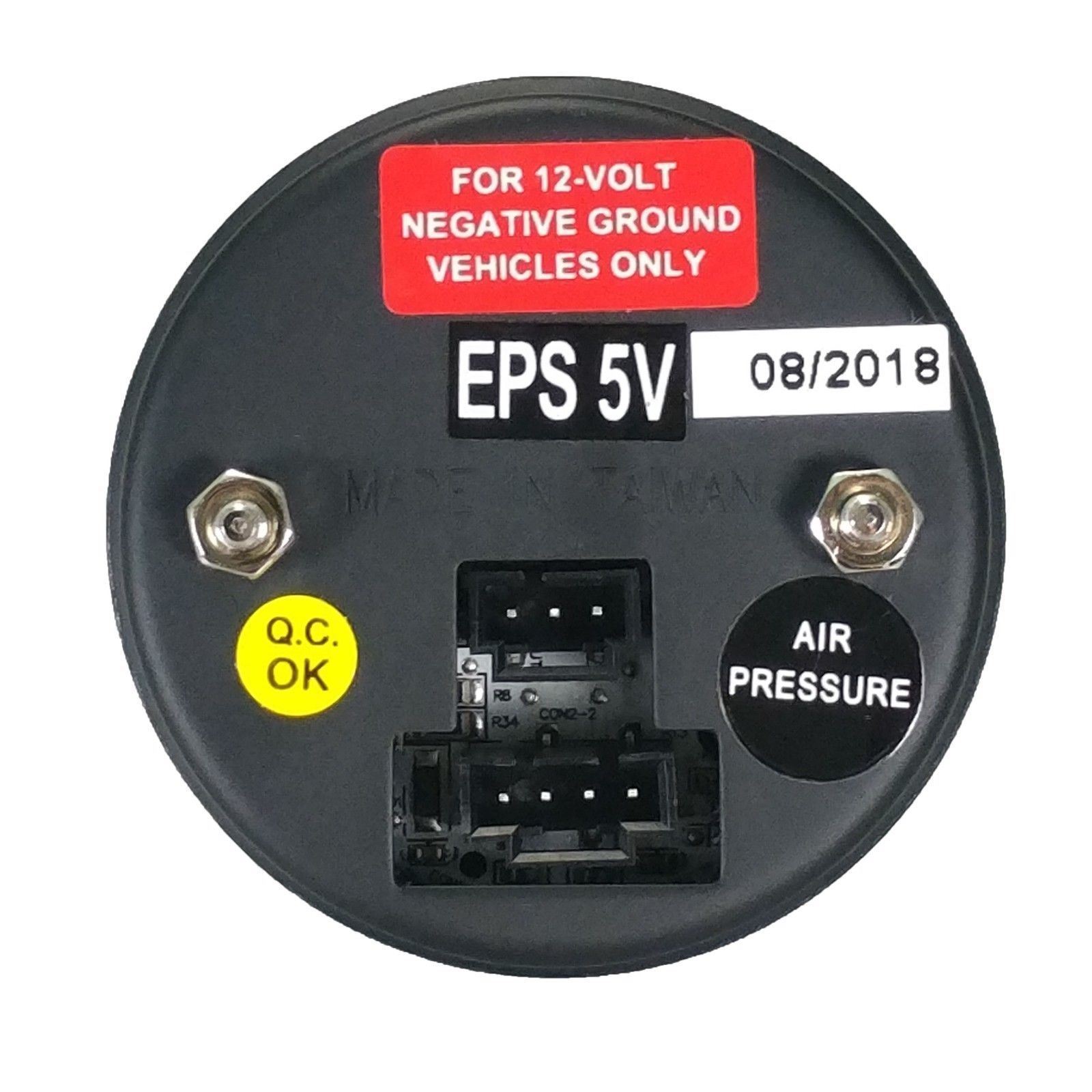 52mm Digital Air Pressure Gauge 200 PSI Blue & Red LED Air Ride Suspension