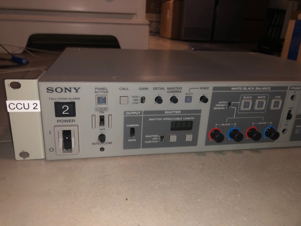 Sony CCU-D50 SDI Video Camera Control Unit