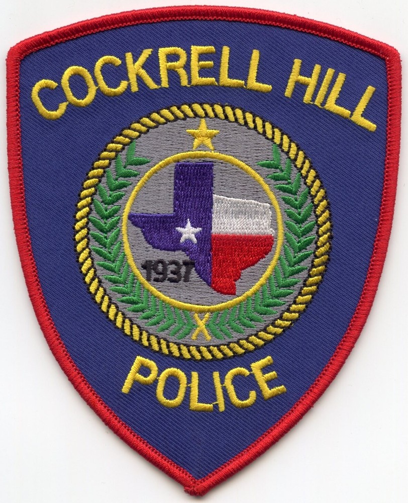 COCKRELL HILL TEXAS POLICE PATCH