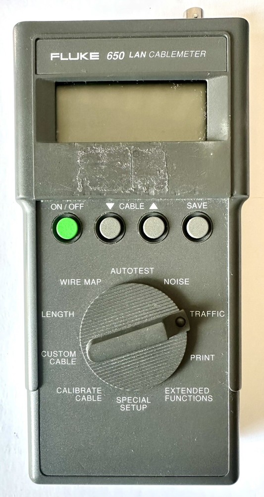 Fluke 650 LAN Cable Meter 650R Remote w/ Case Manual