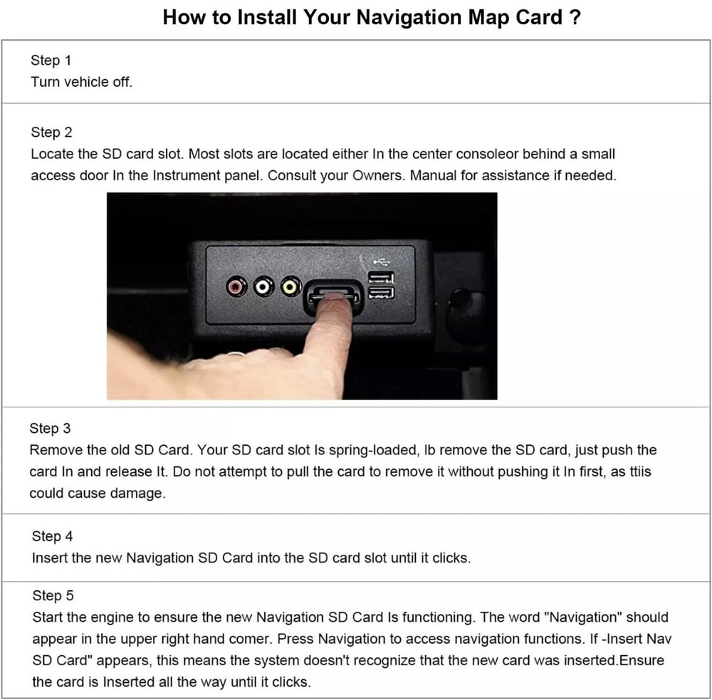 Ford FLEX NEWEST GPS MAP UPDATE A15 Sync2 SD Card Navigation 2024 US/CAN