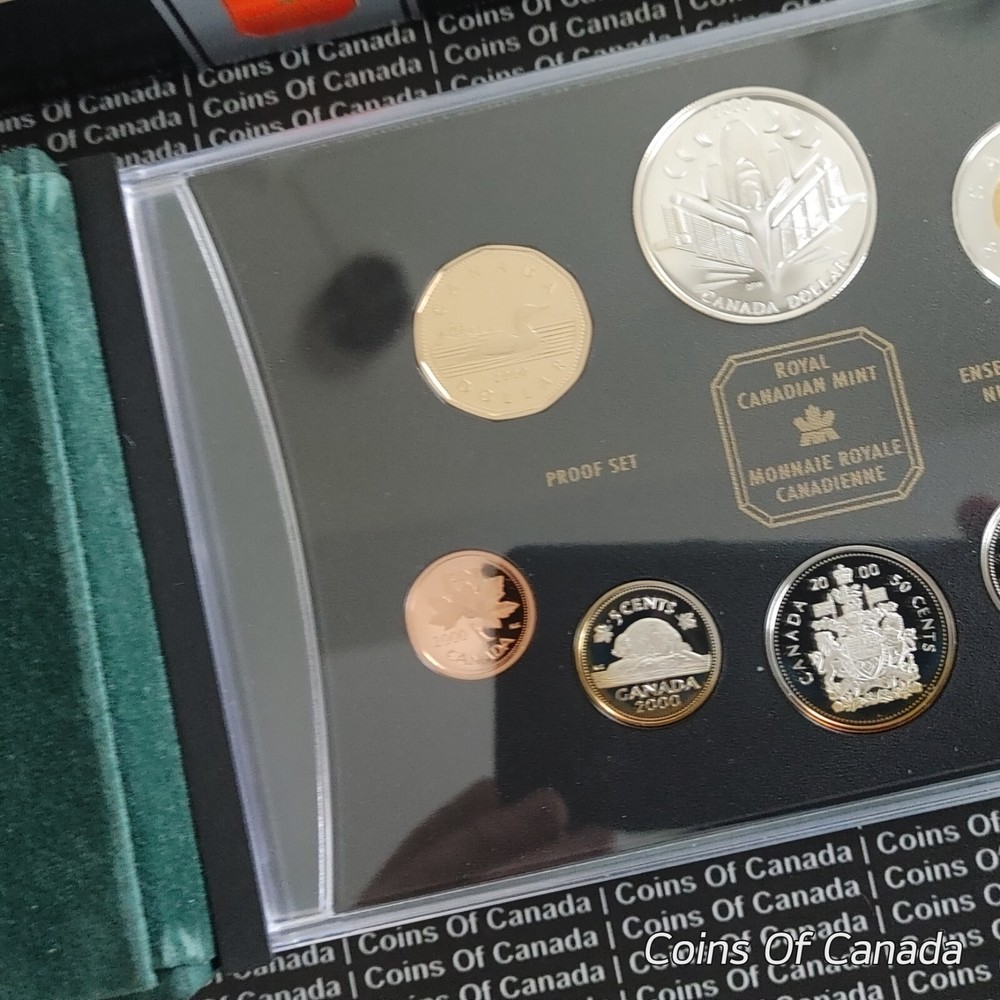 2000 Canada 8 Coin Proof Set - With Special Edition Silver Dollar #coinsofcanada