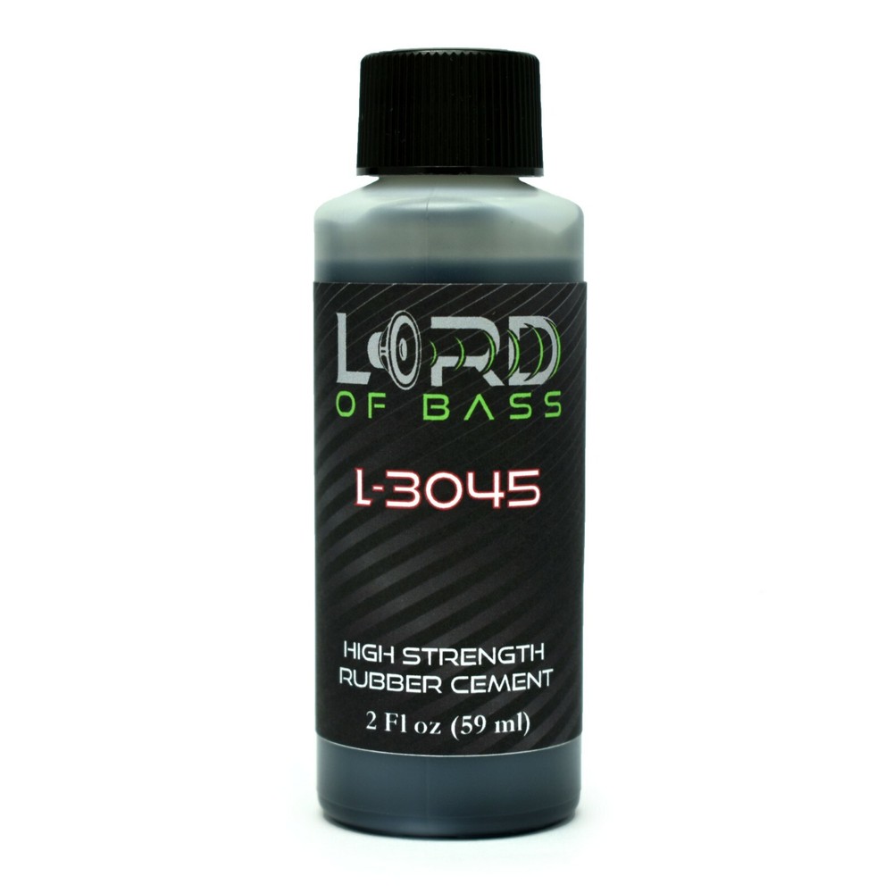 2oz Black Rubber Cement Speaker Glue