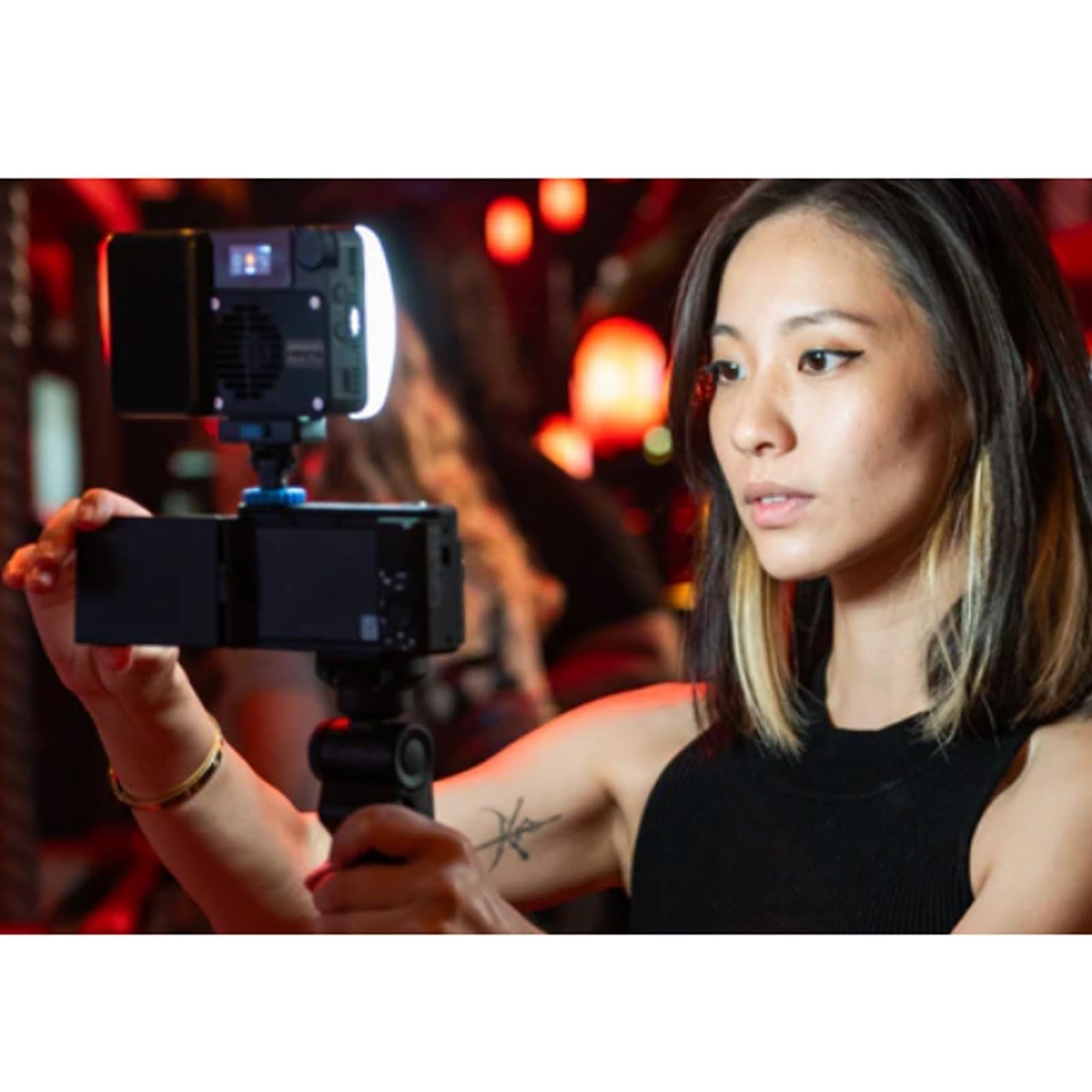 Amaran Ace 25c RGB LED Video Light with Grid, Full Color 2300-10000K