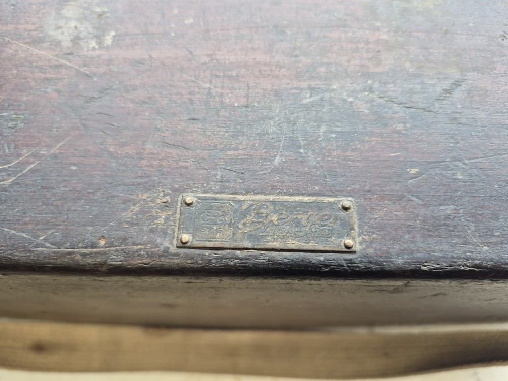 Berger Instruments Dumpy engineering surveying transit level antique in case