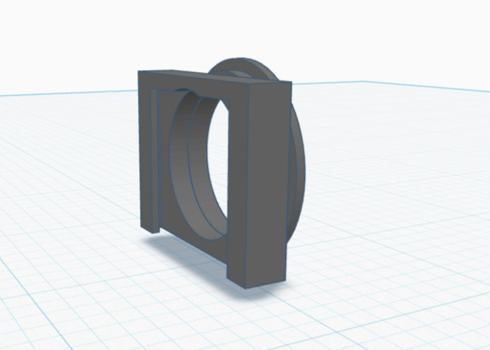 Nikon Rectangular Eyepiece To Round DK-19 Rubber Eyecup Adapter