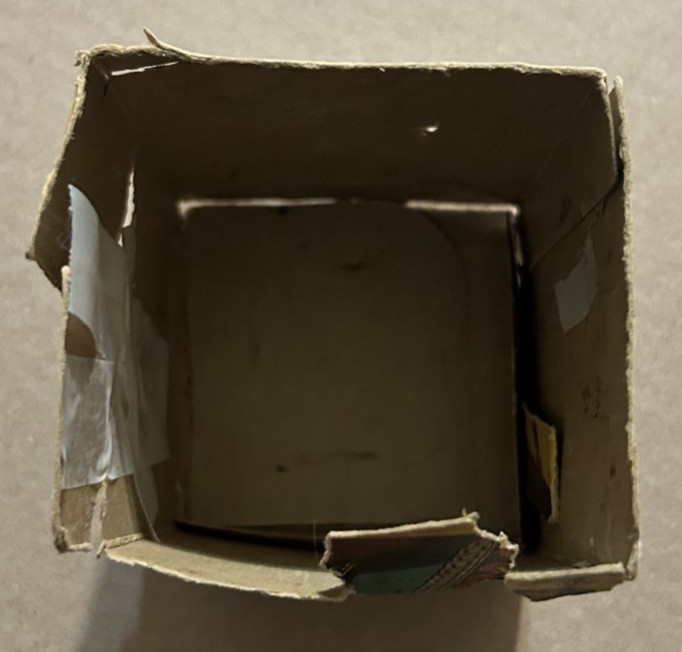 1950's Mechanical SUPERMAN TURNOVER TANK Linemar Tin Wind-Up w ORIGINAL BOX RARE