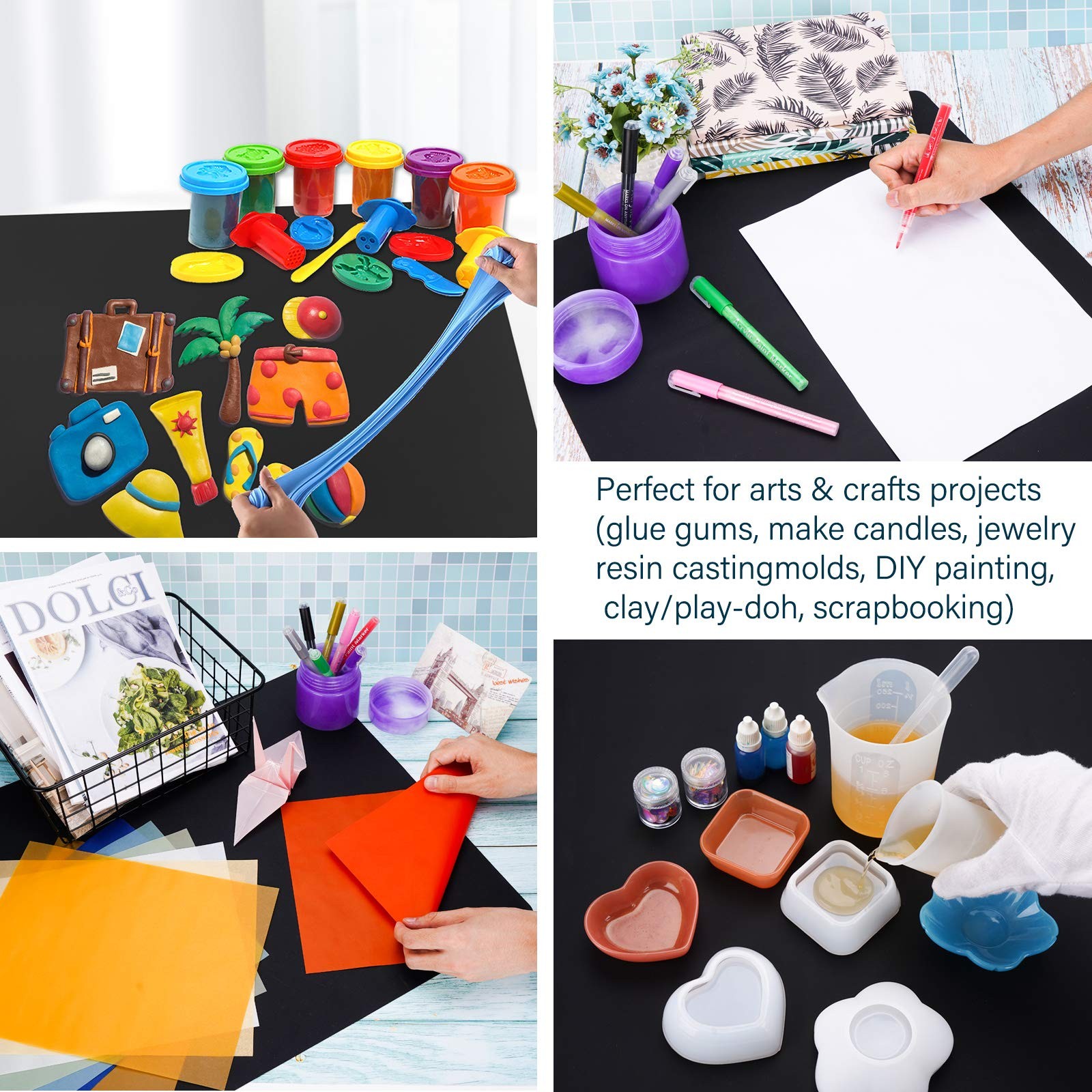 Non Skid Counter Table Protector Extra Large Silicone Mat Craft Sheet Work Area