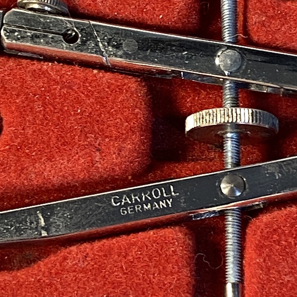 Vintage Carroll Drafting Set w/Case Germany