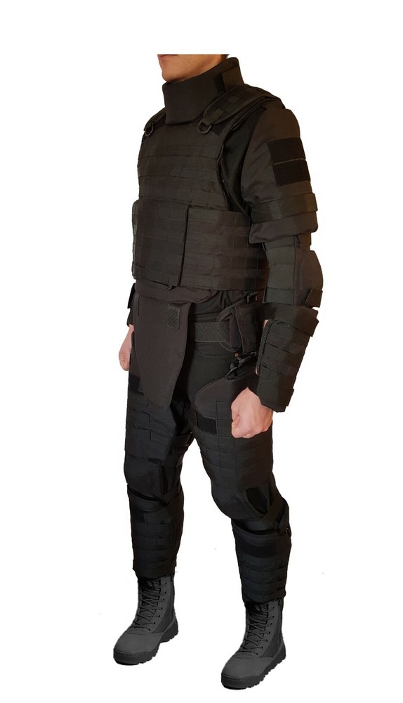 Thigh pads black covers, size S