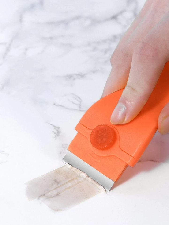 Portable Multifunction Cleaning Scraper for Kitchen & Bathroom - Compact Tool