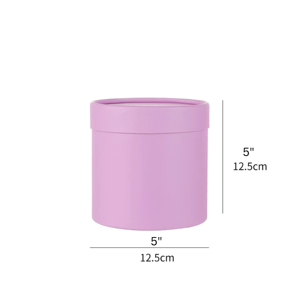 Small Cylinder Box, 5" x 5"