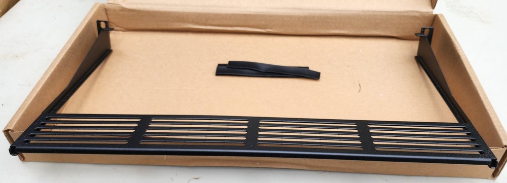 HellermannTyton RNRCMU RapidNet Rear Cable Manager Universal Panel 1U Steel Blk