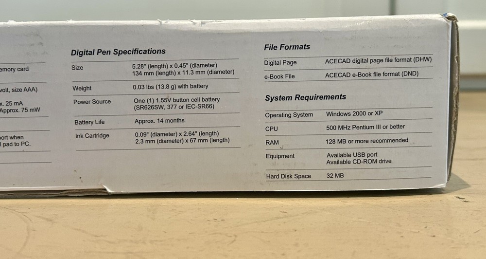Acecad DigiMemo L2 Digital Note-Taking Tablet