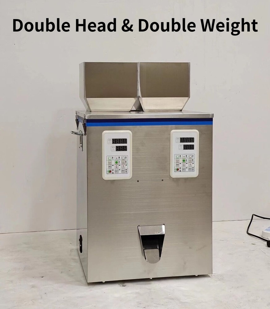 Double Head & Double Weight Filler Automatic Quantitative Packaging Machine Tea