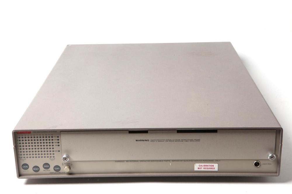 Keithley 708A Switching System Mainframe w/ 7075 multiplexer 8 1x12