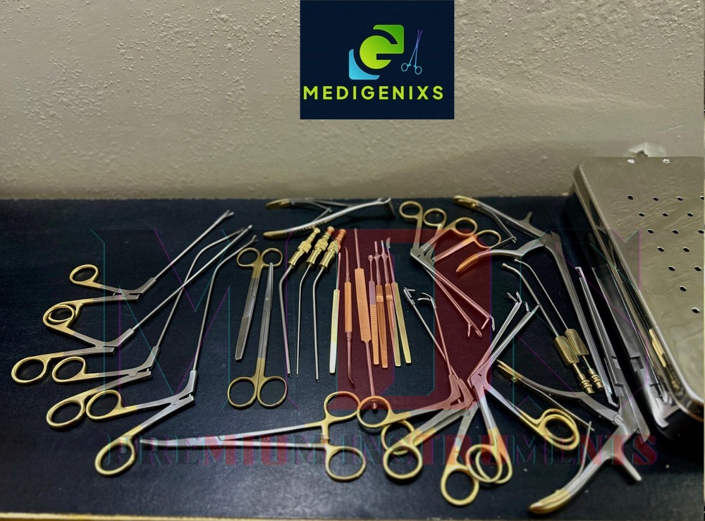 Fess Instruments Set Endoscopic Sinus Surgery A+German Steel ENT Instruments Set
