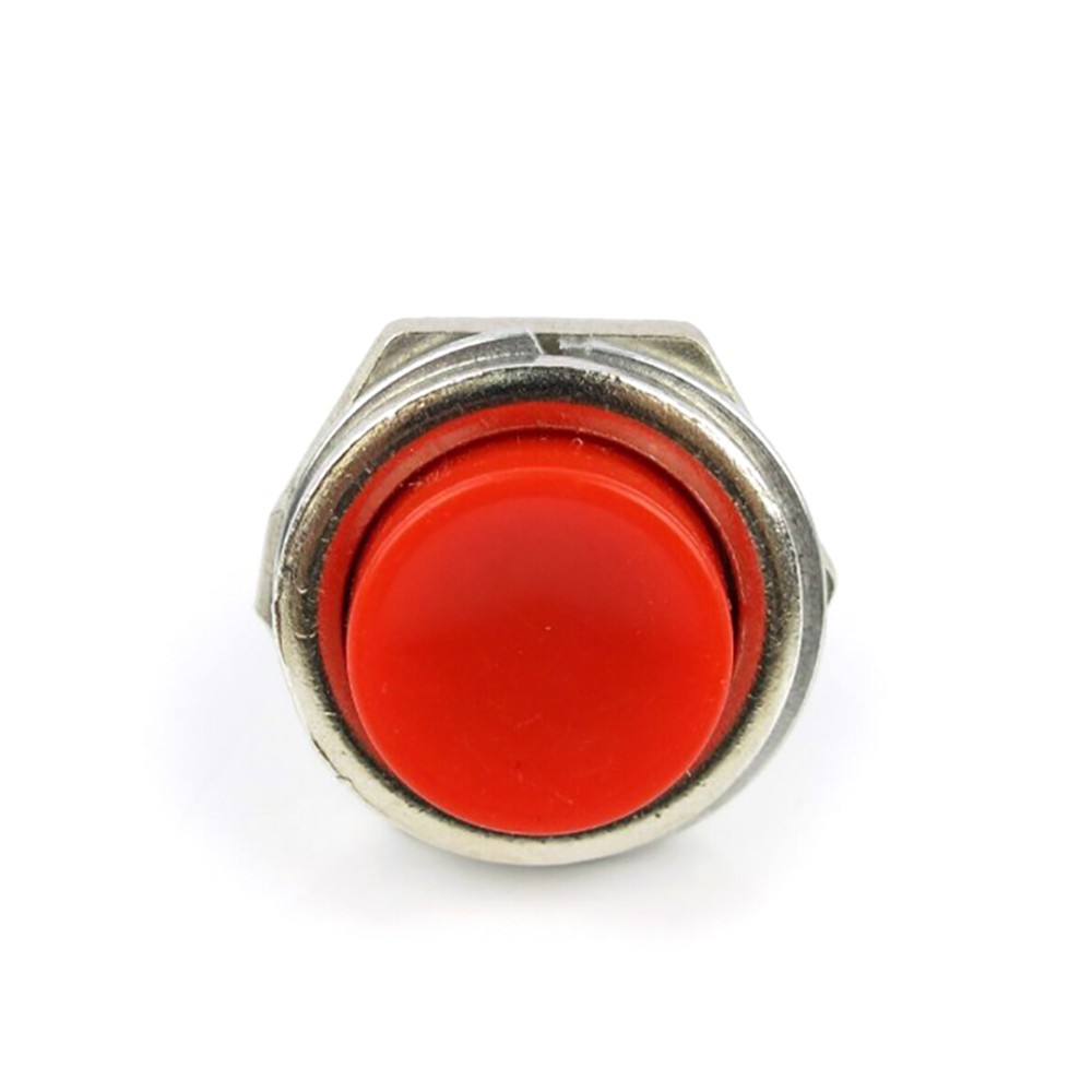 10Pcs Power Switch Round Red Guitar Kill Switch Push Button Start Button Switch